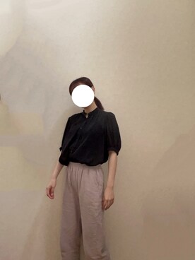 「GRL（グレイル）のアイテム（セットアップ）」を使った、미하　ミハさん（レディース・161cm）の秋コーディネート