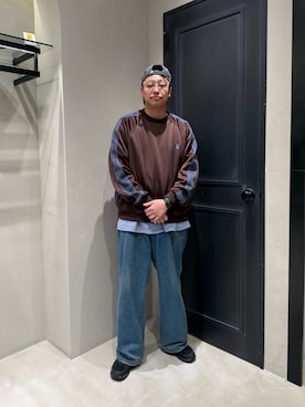 「BEAVER（ビーバー）のアイテム」を使った、tenkuluさん（メンズ・174cm）の春コーディネート