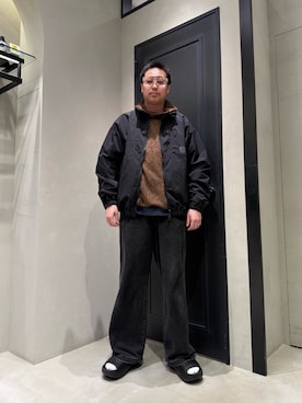 「アイテム（ナイロンジャケット）」を使った、tenkuluさん（メンズ・174cm）の春コーディネート