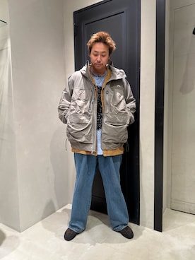 「アイテム（マウンテンパーカー）」を使った、tenkuluさん（メンズ・174cm・20代）の秋コーディネート