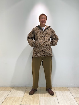 「CAL O LINE（キャルオーライン）のアイテム（ブルゾン）」を使った、tenkuluさん（メンズ・174cm）の春コーディネート