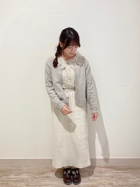 「襟付きトップス」｜「アイテム（その他シューズ）」を使った、kotoさん（レディース・157cm）の秋コーディネート