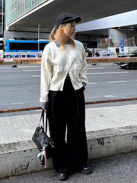 「アイテム（ハンドバッグ）」を使った、koz▲さん（レディース・160cm・30代）の冬コーディネート