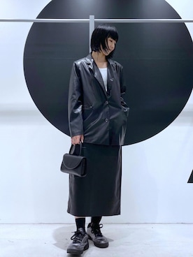 「ALAND（エーランド）のアイテム（ジャケット/アウター）」を使った、koz▲さん（レディース・160cm）の秋コーディネート