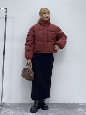 「アイテム（スカート）」を使った、koz▲さん（レディース・160cm・40代）の秋コーディネート