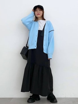 「アイテム（ワンピース/ドレス）」を使った、koz▲さん（レディース・160cm・30代）の冬コーディネート