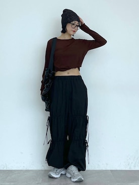 「アイテム（帽子）」を使った、koz▲さん（レディース・160cm・30代）の夏コーディネート