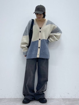 「アイテム（帽子）」を使った、koz▲さん（レディース・160cm・30代）の夏コーディネート
