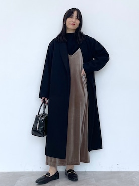 「きれいめスタイル」｜「アイテム（ジャケット/アウター）」を使った、koz▲さん（レディース・160cm）の冬コーディネート