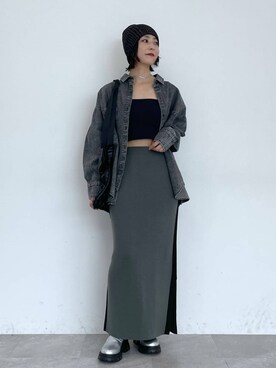 「アイテム（帽子）」を使った、koz▲さん（レディース・160cm・30代）の夏コーディネート