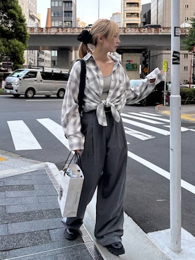 「アイテム（ヘアアクセサリー）」を使った、koz▲さん（レディース・160cm・30代）の夏コーディネート