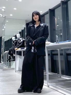 「ALAND（エーランド）のアイテム（ジャケット/アウター）」を使った、koz▲さん（レディース・160cm）の秋コーディネート