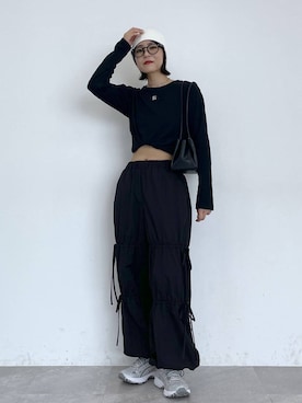 「アイテム（帽子）」を使った、koz▲さん（レディース・160cm・30代）の夏コーディネート