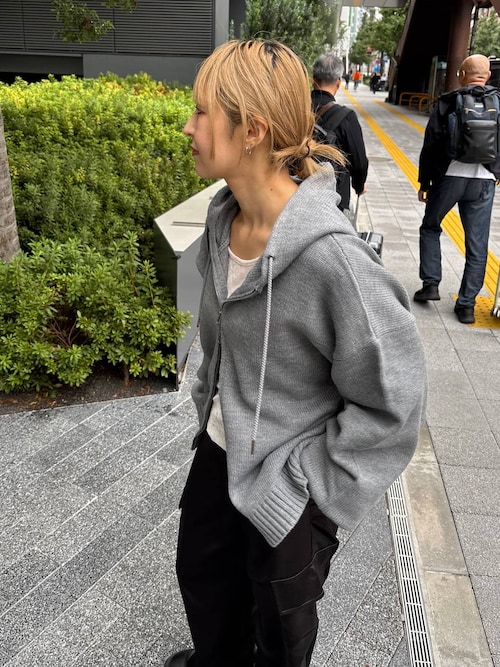 ニットZIPパーカー / 612733（ニット/セーター）｜LAKOLE（ラコレ）の