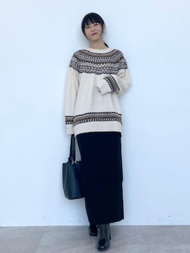 koz▲さん（レディース・160cm）の冬コーディネート