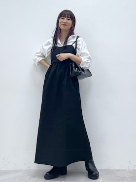 「アイテム（ワンピース/ドレス）」を使った、koz▲さん（レディース・160cm・30代）の秋コーディネート