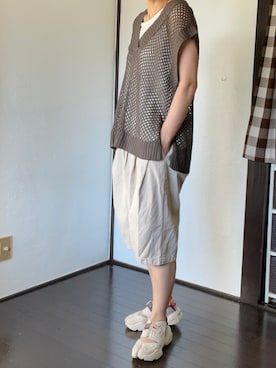 「pas de calais（パドカレ）のアイテム」を使った、tomoさん（レディース・162cm）の夏コーディネート