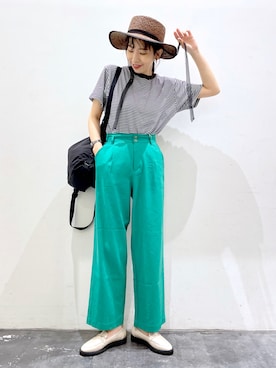 「レプシィム(LEPSIM)」｜「アイテム（その他）」を使った、yukiさん（レディース・165cm）の夏コーディネート
