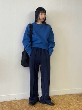 「アイテム（スリッポン）」を使った、yukiさん（レディース・165cm・30代）の秋コーディネート