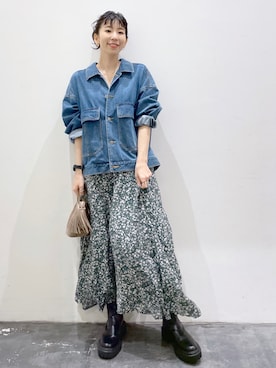 「アイテム（その他）」を使った、yukiさん（レディース・165cm）の秋コーディネート