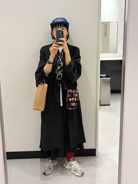 「キャップ女子」｜yukiさん（レディース・165cm）の冬コーディネート