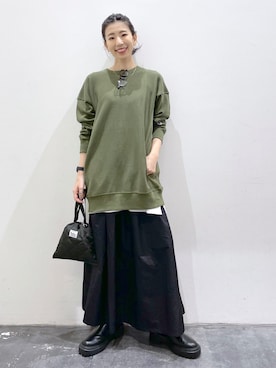 「BAYFLOW（ベイフロー）のアイテム」を使った、yukiさん（レディース・165cm）の秋コーディネート