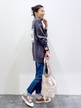 「シアタープロダクツ(THEATRE PRODUCTS)」｜「アイテム（その他）」を使った、yukiさん（レディース・165cm）の秋コーディネート