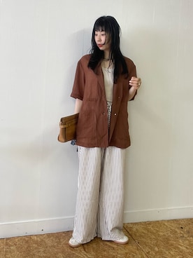 「アイテム（その他）」を使った、yukiさん（レディース・165cm・30代）の秋コーディネート
