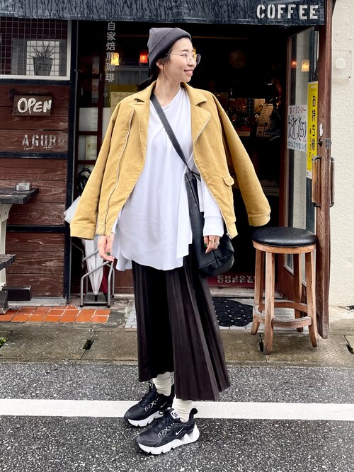 Yukinko Bayflow イオンモール沖縄ライカム Bayflowのライダースジャケットを使ったコーディネート Wear