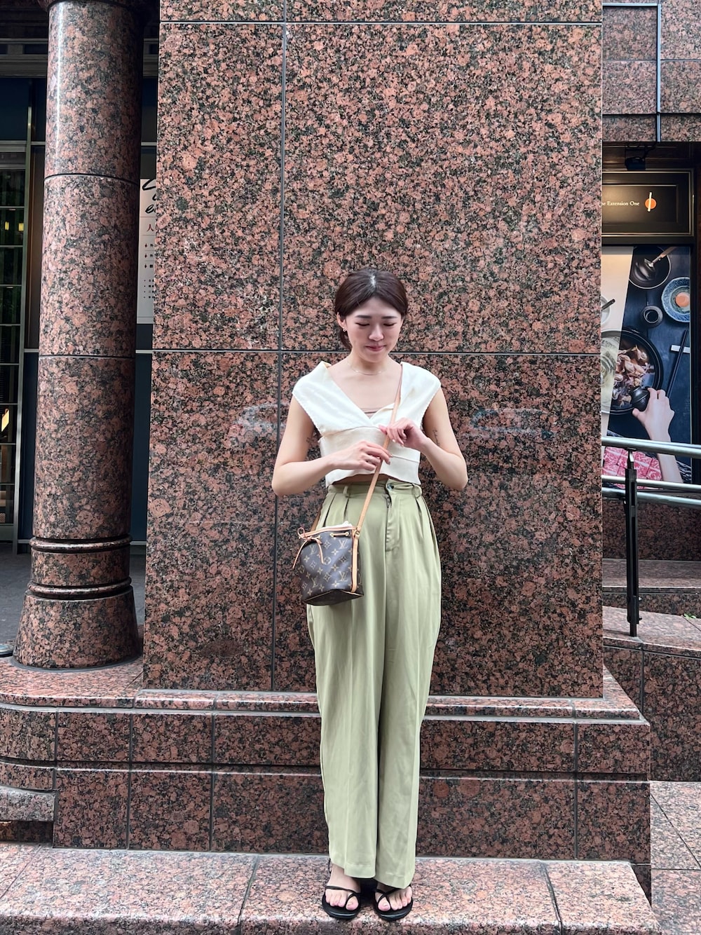 【大人の夏を先取り】LOUISVUITTON★ショルダーバッグ 018｜LOUIS VUITTONのショルダーバッグを使ったコーディネート