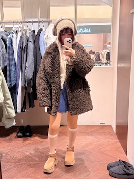 MA-YAさん（レディース・158cm）の冬コーディネート