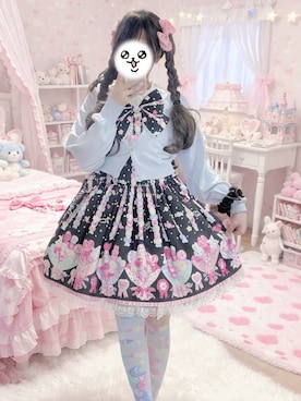 「Angelic Pretty（アンジェリックプリティ）のアイテム」を使った、maple-chanさん（レディース・156cm）の春コーディネート