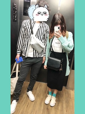 「MARC JACOBS（マークジェイコブス）のアイテム（バッグ）」を使った、maple-chanさん（レディース・155cm・20代）の春コーディネート