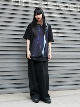 「PHILTHEORY（フィルセオリー）のアイテム」を使った、sayacasperjohnさん（レディース・160cm）の夏コーディネート