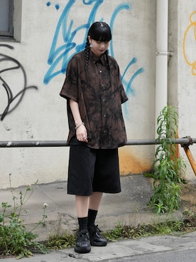 「CASPER JOHN（キャスパージョン）のアイテム」を使った、sayacasperjohnさん（レディース・160cm）の夏コーディネート
