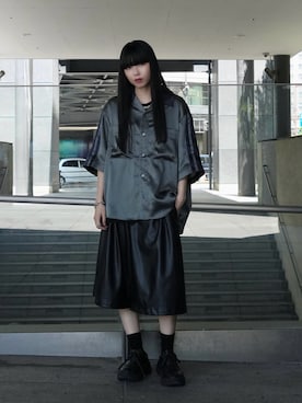 「CASPER JOHN（キャスパージョン）のアイテム」を使った、sayacasperjohnさん（レディース・160cm）の夏コーディネート