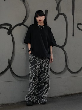 「CASPER JOHN（キャスパージョン）のアイテム」を使った、sayacasperjohnさん（レディース・160cm）の夏コーディネート