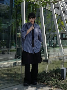 「CASPER JOHN（キャスパージョン）のアイテム」を使った、sayacasperjohnさん（レディース・160cm）の春コーディネート