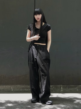 「CASPER JOHN（キャスパージョン）のアイテム」を使った、sayacasperjohnさん（レディース・160cm）の夏コーディネート