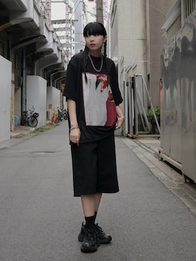 「CASPER JOHN（キャスパージョン）のアイテム」を使った、sayacasperjohnさん（レディース・160cm）の夏コーディネート