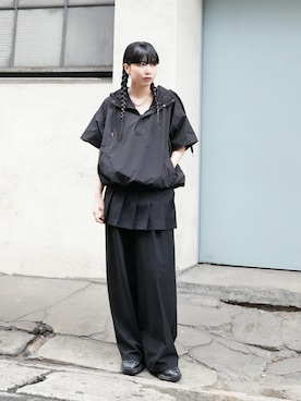 「CASPER JOHN（キャスパージョン）のアイテム（その他アウター）」を使った、sayacasperjohnさん（レディース・160cm）の夏コーディネート