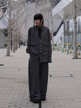 「PHILTHEORY（フィルセオリー）のアイテム」を使った、sayacasperjohnさん（レディース・160cm）の春コーディネート