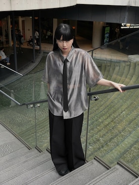 「CASPER JOHN（キャスパージョン）のアイテム」を使った、sayacasperjohnさん（レディース・160cm）の春コーディネート