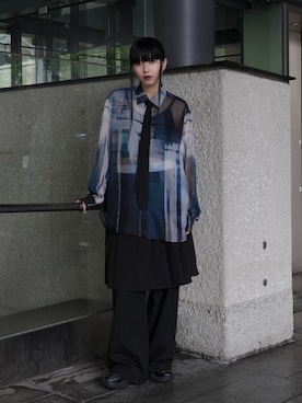 「PHILTHEORY（フィルセオリー）のアイテム」を使った、sayacasperjohnさん（レディース・160cm）の夏コーディネート