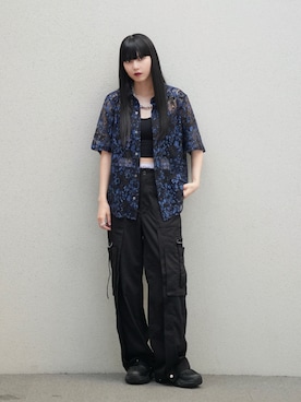 「CASPER JOHN（キャスパージョン）のアイテム」を使った、sayacasperjohnさん（レディース・160cm）の夏コーディネート