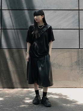 「PHILTHEORY（フィルセオリー）のアイテム」を使った、sayacasperjohnさん（レディース・160cm）の夏コーディネート