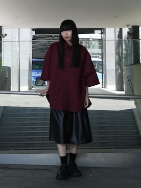 「CASPER JOHN（キャスパージョン）のアイテム」を使った、sayacasperjohnさん（レディース・160cm）の夏コーディネート