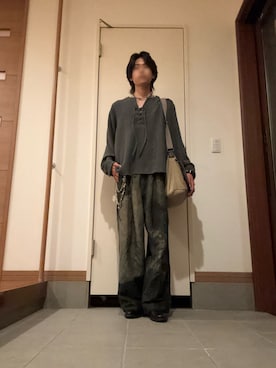 「GRANCY（グランシー）のアイテム（トップス）」を使った、da_sonoさん（メンズ・172cm）の春コーディネート