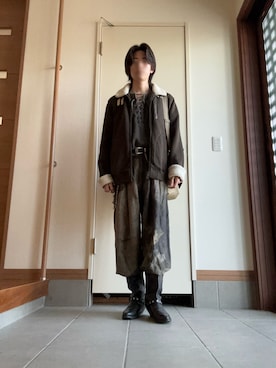 「GRANCY（グランシー）のアイテム」を使った、da_sonoさん（メンズ・171cm）の春コーディネート