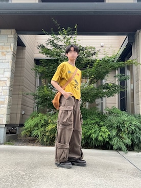 「GRANCY（グランシー）のアイテム」を使った、da_sonoさん（メンズ・171cm）の春コーディネート